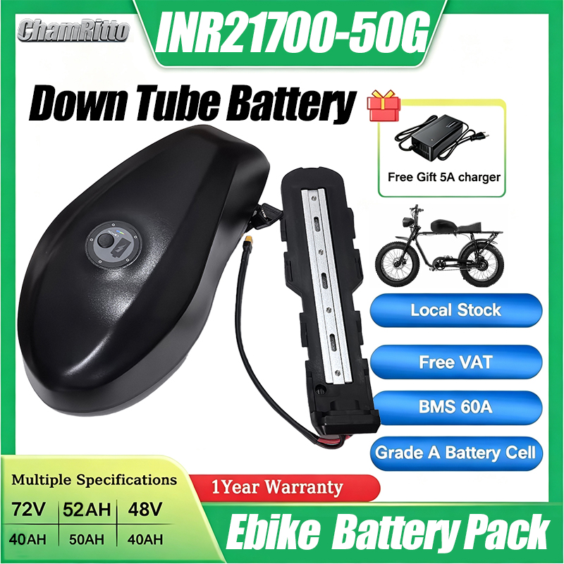 Batterie de cadre pour vélo él - 72V 50Ah 21700 Lithium Battery avis et prix