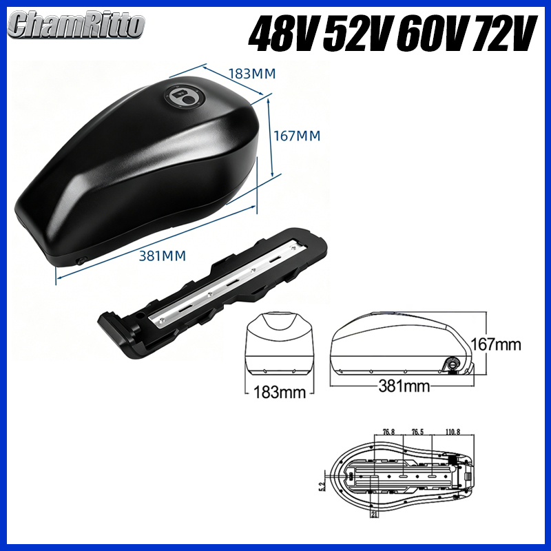 Batterie de cadre pour vélo él - 72V 50Ah 21700 Lithium Battery avis et prix