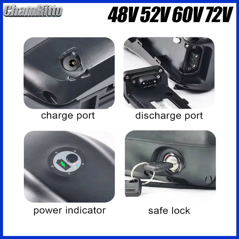 Batterie de cadre pour vélo él - 72V 50Ah 21700 Lithium Battery avis et prix